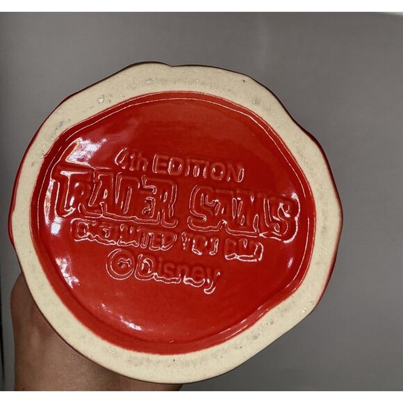 Disney Trader Sams Krakatoa Tiki Mug Grogs Grotto 4th Edition Red Lava NIB - Picture 5 of 6